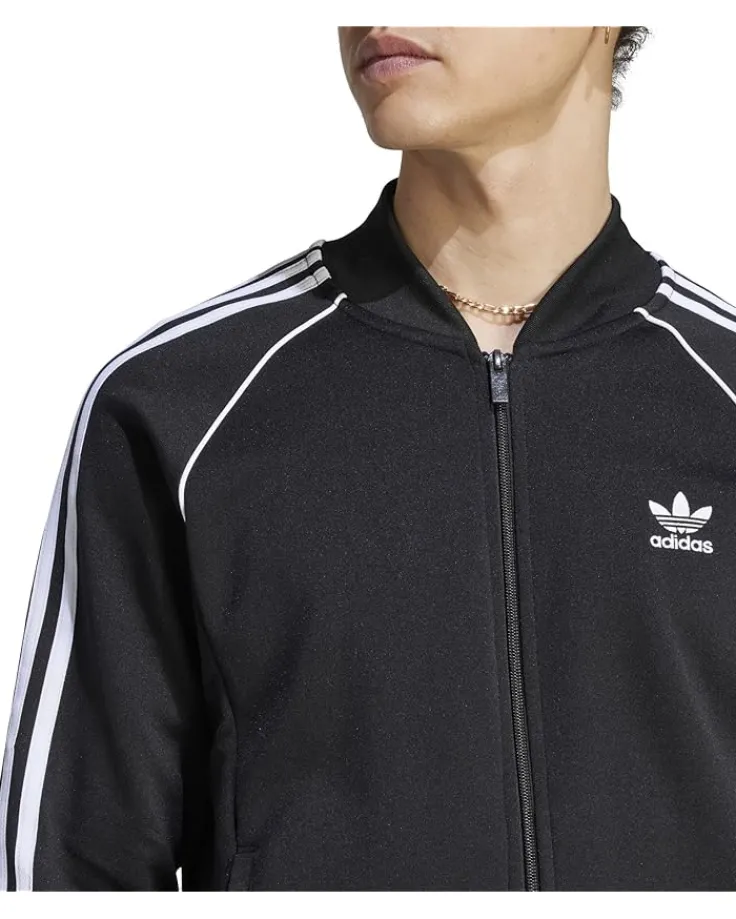 adicolor_classics_superst_2.webp adidas Originals Coats & Outerwear<Adicolor Classics Superstar Track Top in Primeblue Black/White
