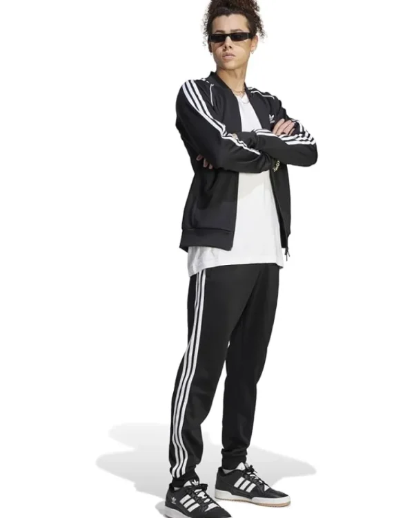 adidas Originals Coats & Outerwear<Adicolor Classics Superstar Track Top in Primeblue Black/White