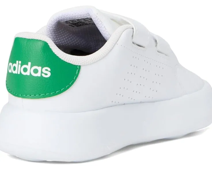 advantage_toddler_4.webp adidas Kids Adaptive | Adaptive<Advantage (Toddler) White/White/Green