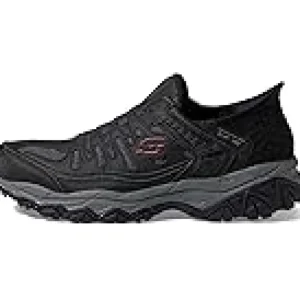 SKECHERS Adaptive<Afterburn M. Fit Ridgeburn Hands Free Slip-Ins Black/Charcoal