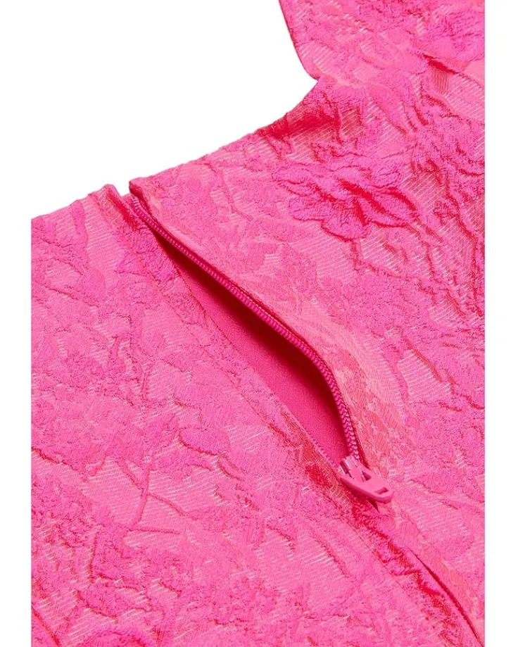 alannah_dress_toddlerlitt_1.webp Lilly Pulitzer Kids Dresses<Alannah Dress (Toddler/Little Kids/Big Kids) Passion Fruit Pink Leaf An Impression Jacquard
