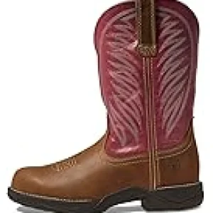 Ariat Cowboy Boots<Anthem Round Toe II Western Boot Distressed Natural/Rosebud