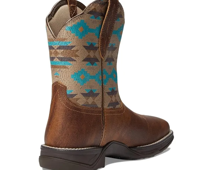 anthem_shortie_savanna_we_4.webp Ariat Cowboy Boots<Anthem Shortie Savanna Western Boot Dry Taupe/Turquoise Aztec