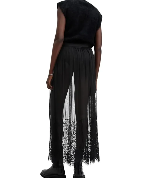 AllSaints Skirts<Ariella Lace Skirt Black