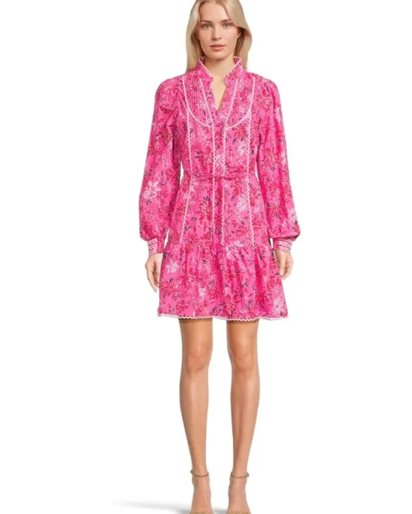 Lilly Pulitzer Dresses<Arletta Dress Passion Fruit Pink Giraffic Park