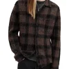 AllSaints Coats & Outerwear<Ash Cardigan Brown/Black