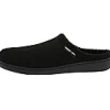 Haflinger Slippers | Slippers<AT Classic Hardsole Black