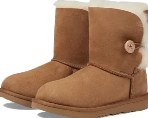 UGG Kids Adaptive | Boots<Bailey Button II (Little Kid/Big Kid) Chestnut