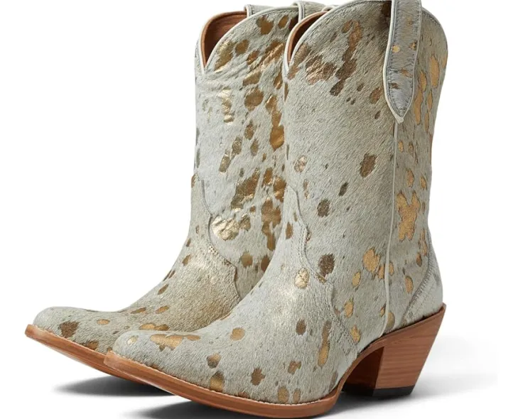 bandida_western_boot_0.webp Ariat Cowboy Boots<Bandida Western Boot White Metallic Hair On