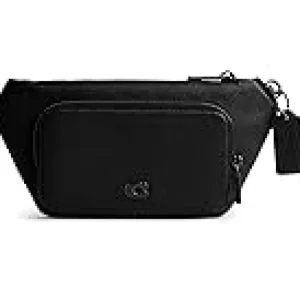 COACH Bags<Belt Bag in Cross Grain Leather Black