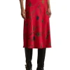 Lauren Ralph Lauren Skirts<Belting-Print Satin Charmeuse Midi Skirt Red Multi