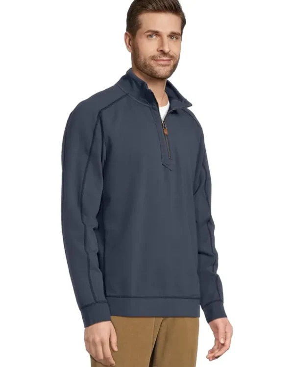 Tommy Bahama Hoodies & Sweatshirts<Ben And Terry Half Zip Ocean Deep