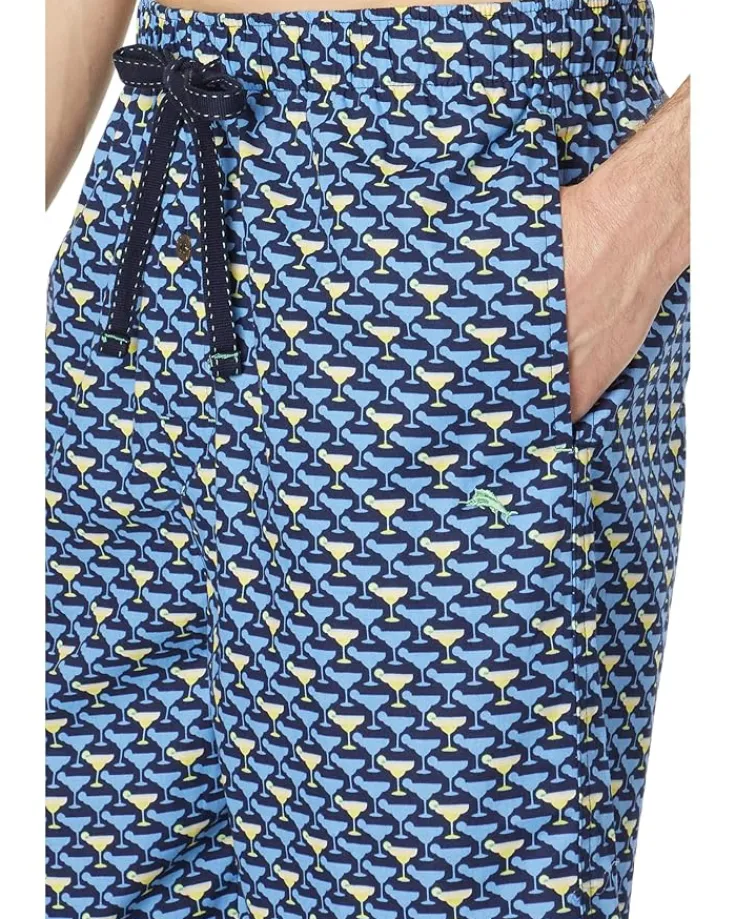 bermuda_lounge_shorts_2.webp Tommy Bahama Sleepwear<Bermuda Lounge Shorts Navy PRT