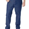 Wrangler Work & Duty Apparel | Big & Tall<Big & Tall Flame Resistant Lightweight Regular Fit Dark Denim
