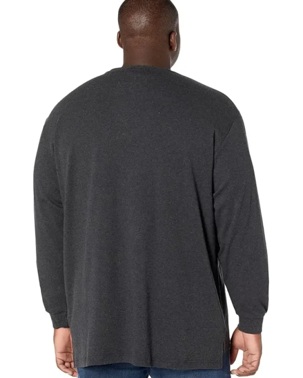 Wolverine Work & Duty Apparel | Big & Tall<Big & Tall FR (Flame Resistant) Long Sleeve Tee Navy