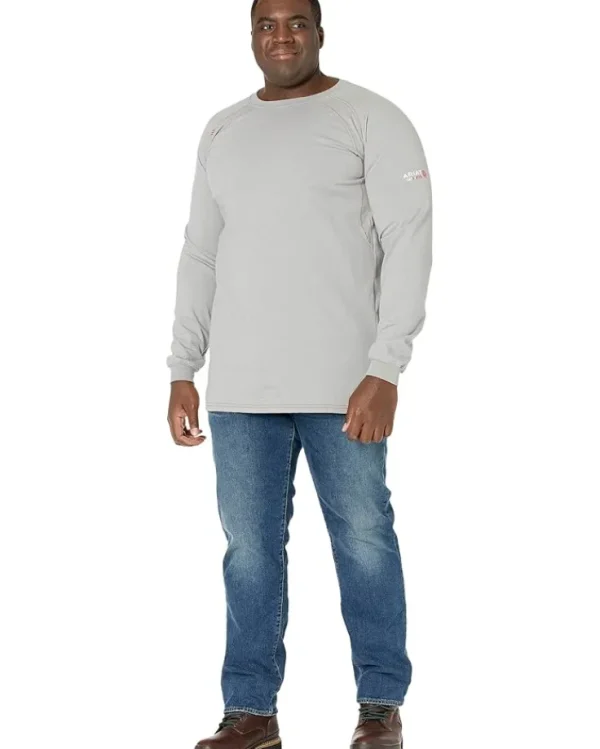 Ariat Big & Tall | Shirts & Tops<Big & Tall FR Work Crew T-Shirt Navy