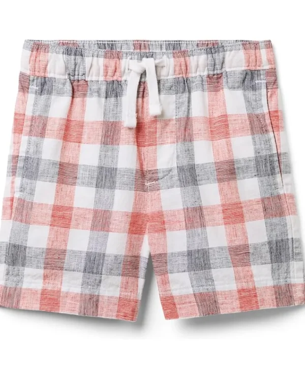 Janie and Jack Shorts<Boys Pull On Linen Short (Toddler/Little Kid/Big Kid) Multicolor 1