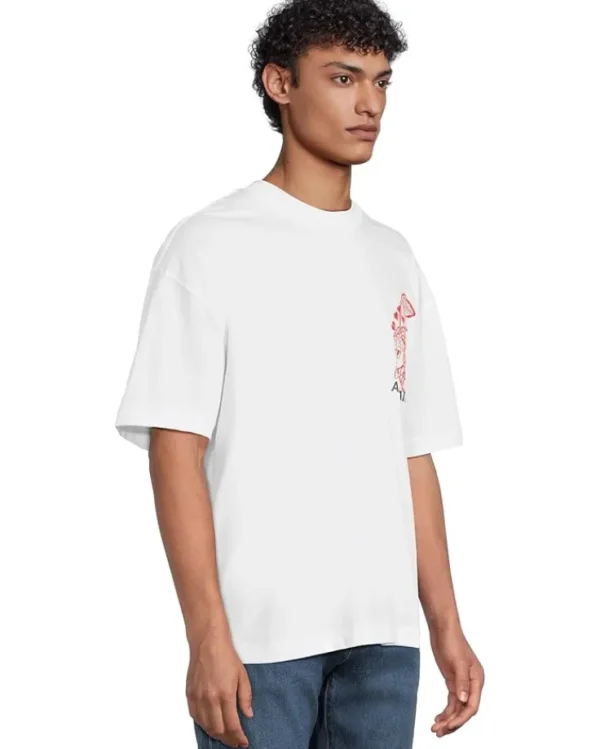 AllSaints Shirts & Tops<Breakup Short Sleeve Crew Optic White