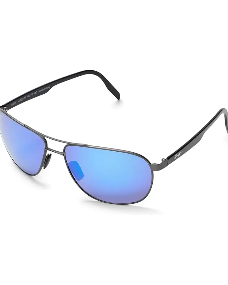 castles_0.webp Maui Jim Sunglasses & Eyewear | Sunglasses<Castles Matte Black Varnish w/D Havana