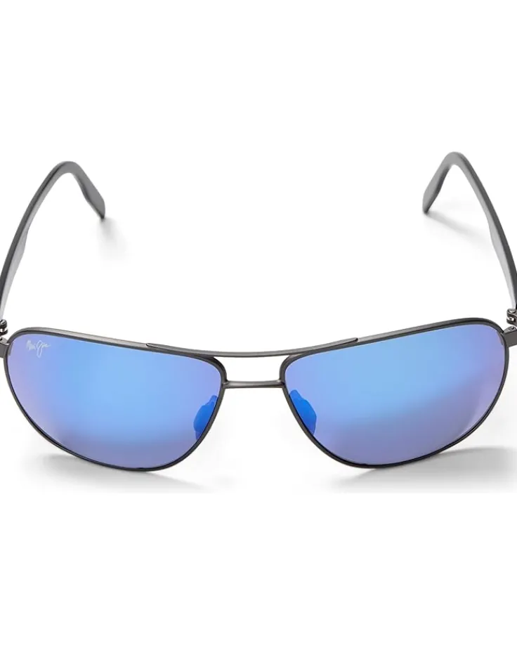 castles_1.webp Maui Jim Sunglasses & Eyewear | Sunglasses<Castles Matte Black Varnish w/D Havana