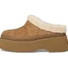 COACH Clogs<Cecelia Clog In Signature Suede Tobacco