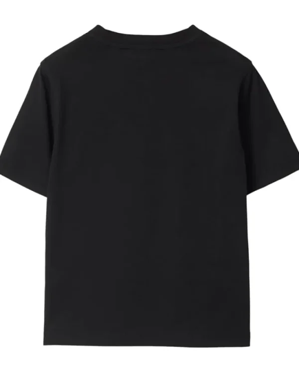 Burberry Kids Shirts & Tops<Cedar Logo Script T-Shirt (Toddler/Little Kid/Big Kid) Black