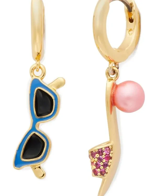 Kate Spade New York Jewelry<Charm Huggies Multi