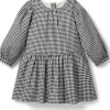 Janie and Jack Dresses<Check Dress (Toddler/Little Kid/Big Kid) Black