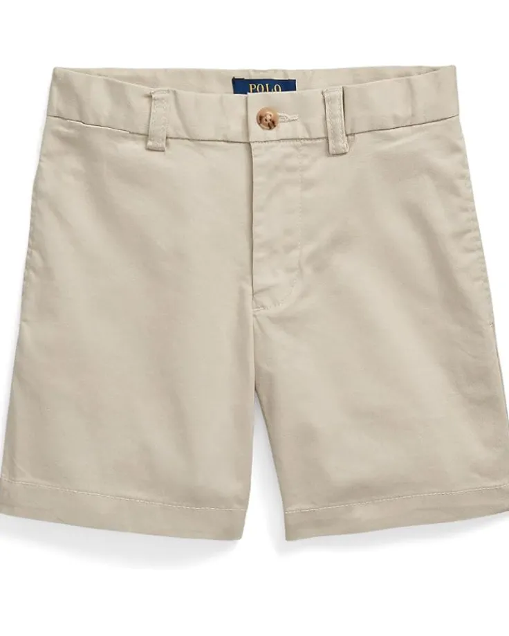 chinoflat_front_shorts_to_0.webp Polo Ralph Lauren Kids Shorts<Chino-Flat Front Shorts (Toddler/Little Kids) Basic Sand