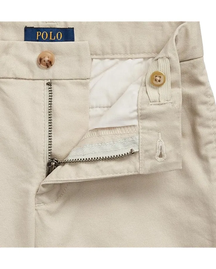 chinoflat_front_shorts_to_1.webp Polo Ralph Lauren Kids Shorts<Chino-Flat Front Shorts (Toddler/Little Kids) Basic Sand