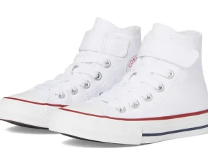 Converse Kids Adaptive<Chuck Taylor All Star 1V Easy-On (Little Kid) White/White/Natural