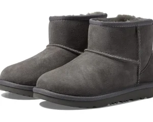 UGG Kids Boots<Classic Mini II (Little Kid/Big Kid) Grey