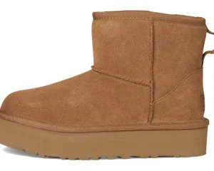 UGG Kids Boots<Classic Mini Platform (Little Kid/Big Kid) Chestnut