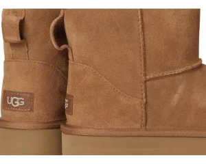 UGG Kids Boots<Classic Mini Platform (Little Kid/Big Kid) Chestnut