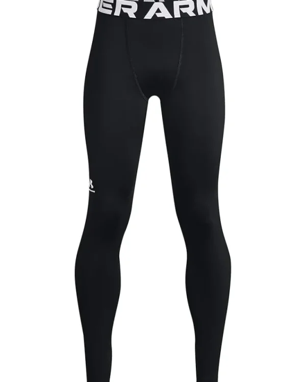Under Armour Kids Adaptive | Pants<ColdGear Armour Leggings (Big Kids) Black/White