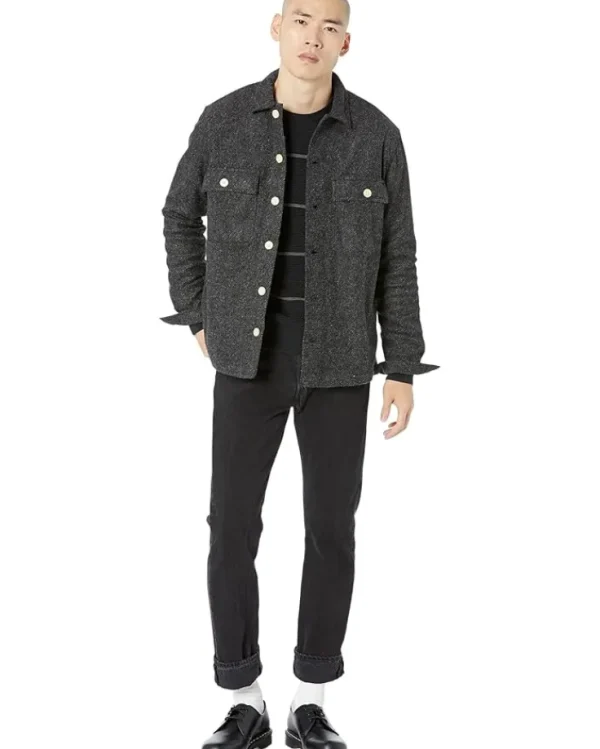 AllSaints Coats & Outerwear<Commodore Long Sleeve Shirt Charcoal