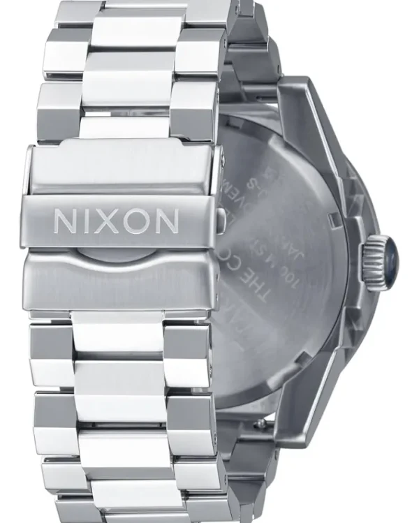 Nixon Watches<Corporal Stainless Steel Silver/Indigo