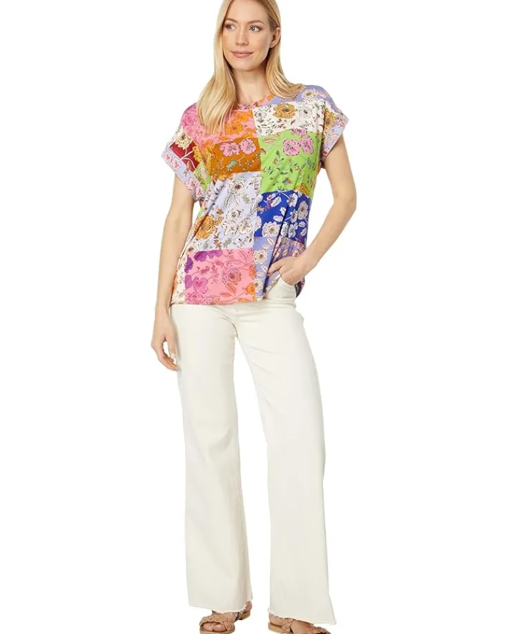 cosmo_relaxed_tee_3.webp Johnny Was Shirts & Tops<Cosmo Relaxed Tee Multi