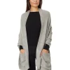 Barefoot Dreams Scarves<CozyChic® Lite Heathered Travel Shawl Dove Gray