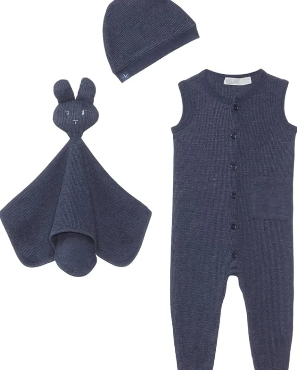 Barefoot Dreams Kids Pajamas | Pajamas<CozyChic® Malibu Collection Baby Waffle Onesie Set (Infant) Indigo