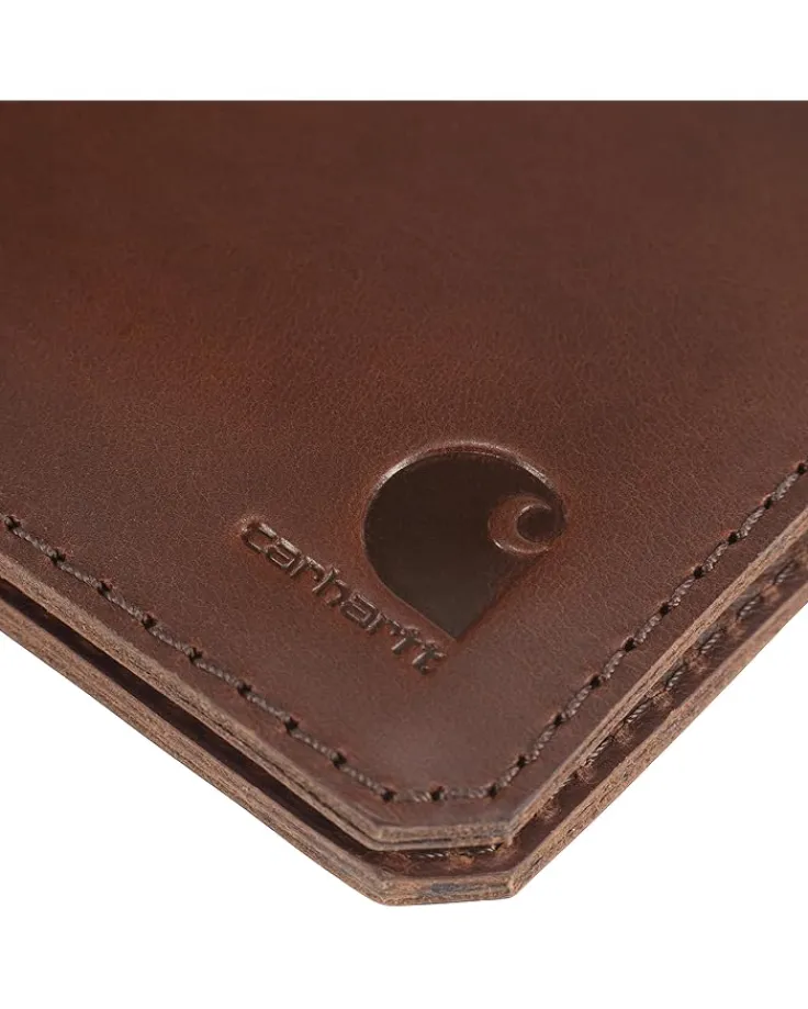 craftsman_leather_bifold__3.webp Carhartt Wallets | Wallets<Craftsman Leather Bifold Wallet Black