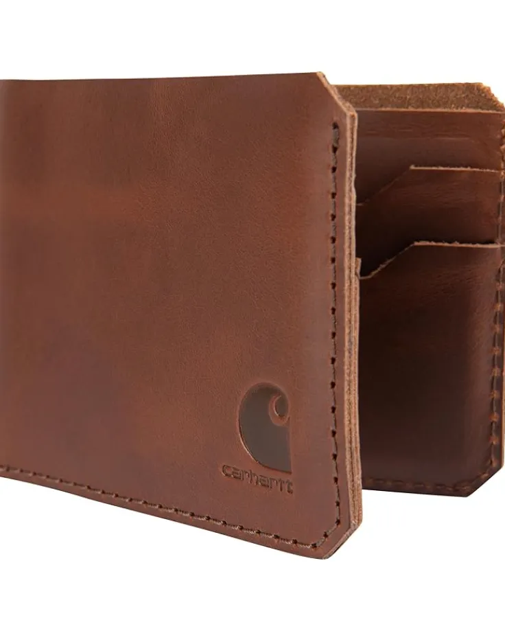craftsman_leather_bifold__5.webp Carhartt Wallets | Wallets<Craftsman Leather Bifold Wallet Black
