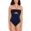 Lauren Ralph Lauren Swimwear & Cover Ups<Crochet Cutout Bandeau One Piece Blue