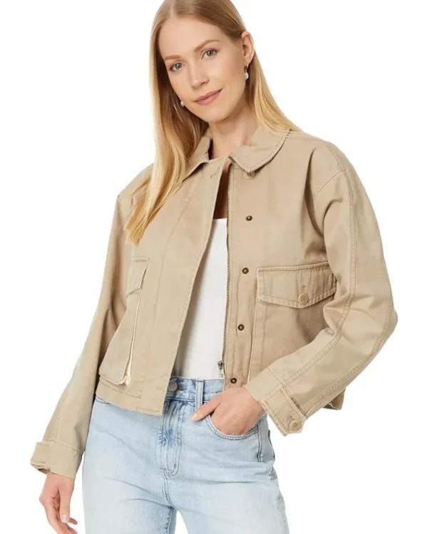 Madewell Coats & Outerwear<Cropped Cargo Jacket Dark Oat
