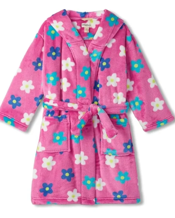 Hatley Kids Pajamas | Pajamas<Daisy Fuzzy Fleece Robe (Toddler/Little Kid/Big Kid) Pink
