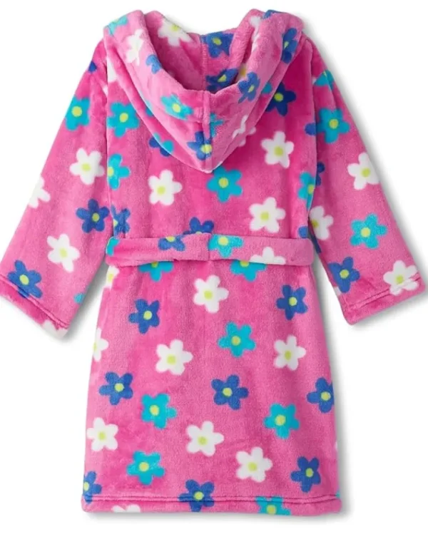 Hatley Kids Pajamas | Pajamas<Daisy Fuzzy Fleece Robe (Toddler/Little Kid/Big Kid) Pink