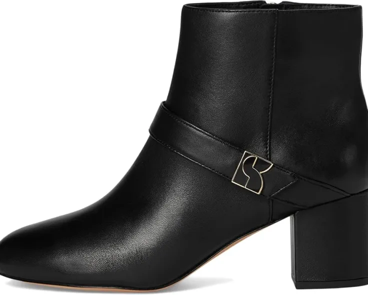 dakota_zip_up_mid_heeled__3.webp Kate Spade New York Heels<Dakota Zip Up Mid Heeled Bootie Black