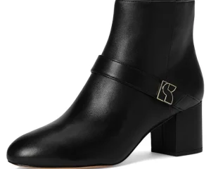 Kate Spade New York Heels<Dakota Zip Up Mid Heeled Bootie Black