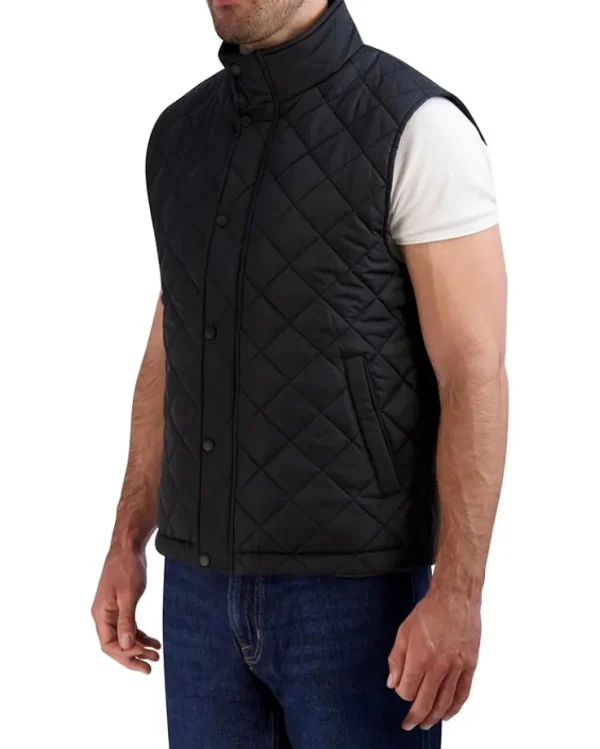 Cole Haan Coats & Outerwear<Diamond Quilted Vest Black