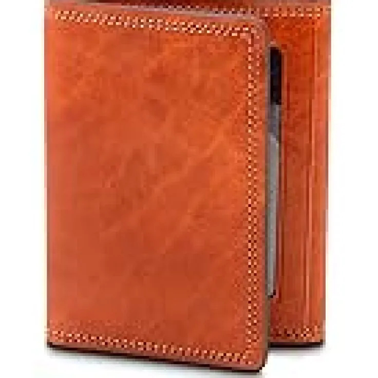 dolce_collection__double__0.webp Bosca Bags | Wallets<Dolce Collection - Double I.D. Trifold Amber